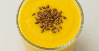 batido de mango con cúrcuma