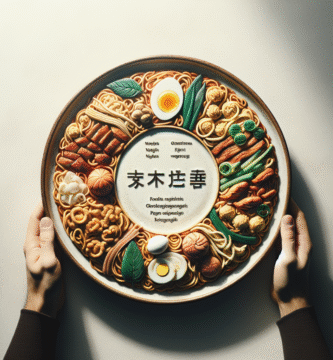 Photo de Bowl de blé bulgur avec légumes et pesto