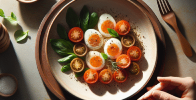 Photo de Salade de pois chiches et épinards