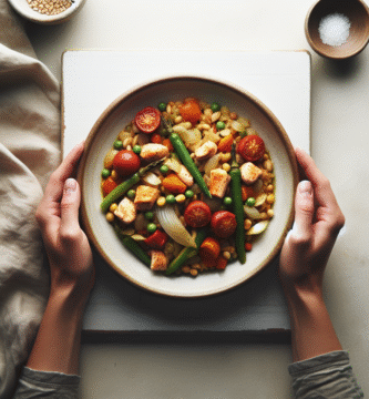 Photo de Poulet au four avec épices et légumes