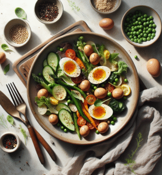 Photo de Salade de roquette avec poire et noix