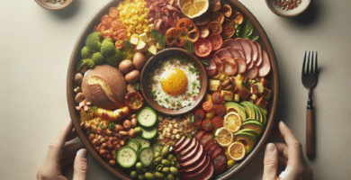 Photo de Salade tiède d'épinards et de pois chiches