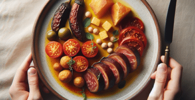 Photo de Bolsitas de laitue avec houmous et poivron