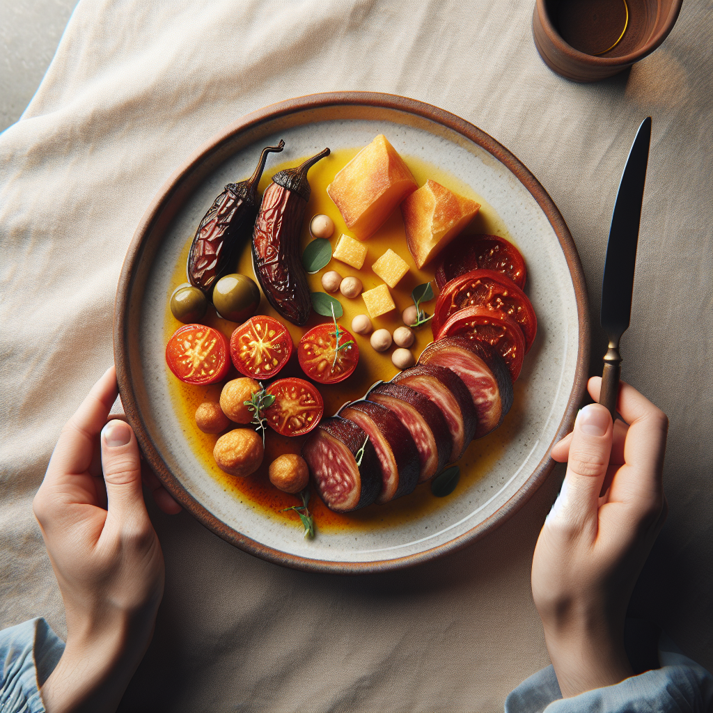 Photo de Bolsitas de laitue avec houmous et poivron