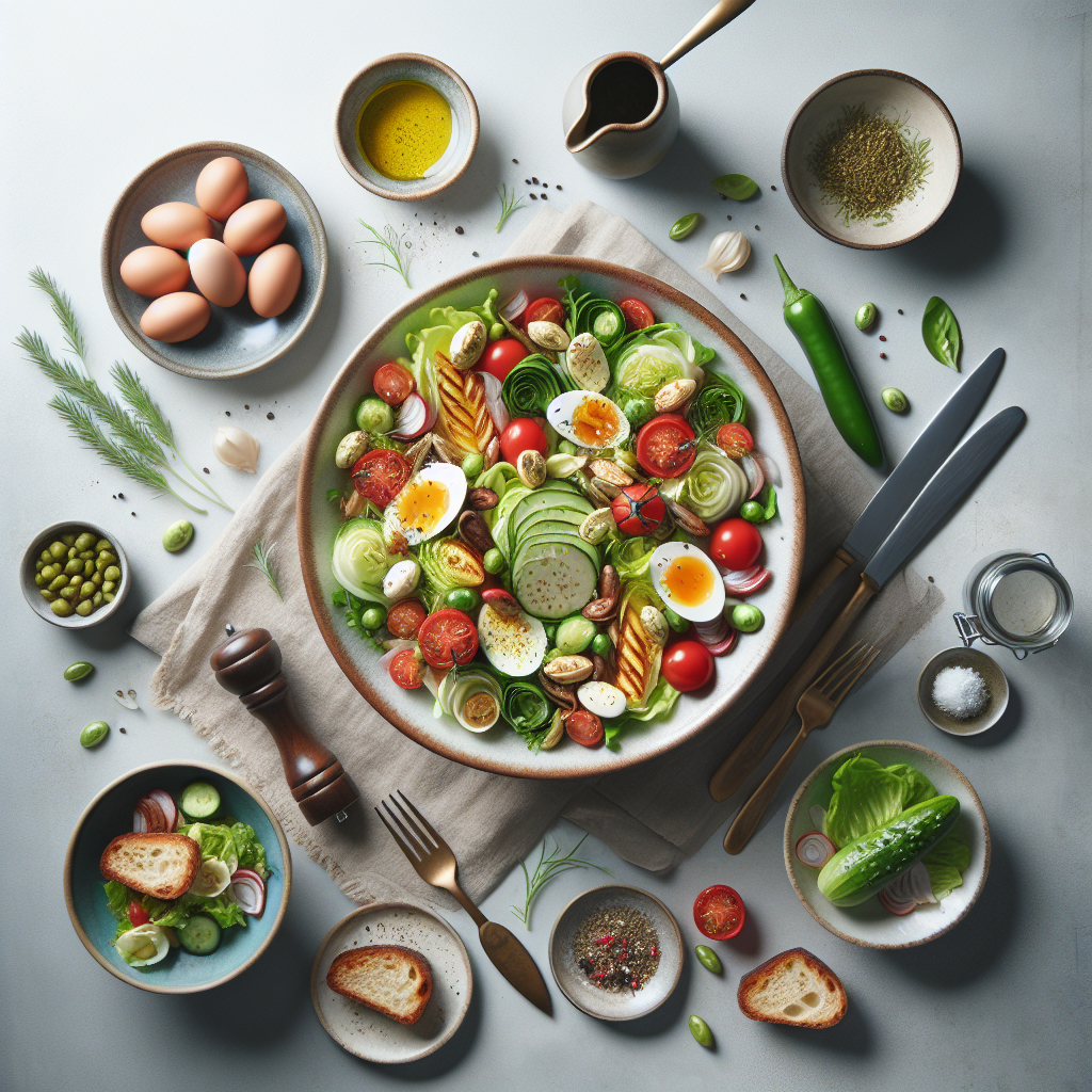 Photo de Salade de pois chiches au four avec épices