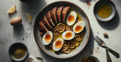 Photo de Smoothie aux Épinards et Tarte au Citron