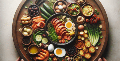 Foto de Tacos de lechuga con pollo y verduras