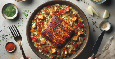 Photo de Bouchées de pois chiches et épinards au four