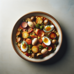 Photo de Bol de riz complet avec tofu au four