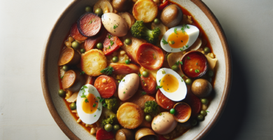 Photo de Bol de riz complet avec tofu au four