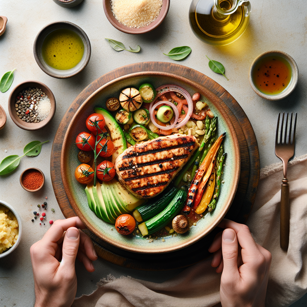Photo de Bowl de quinoa avec saumon grillé