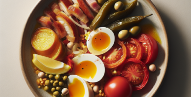 Photo de Casserole de lentilles et légumes rôtis