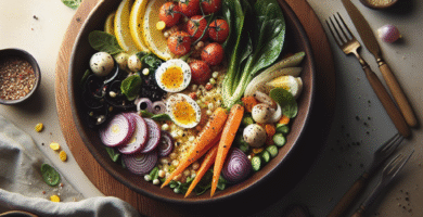Photo de Salade de pois chiches avec avocat et coriandre