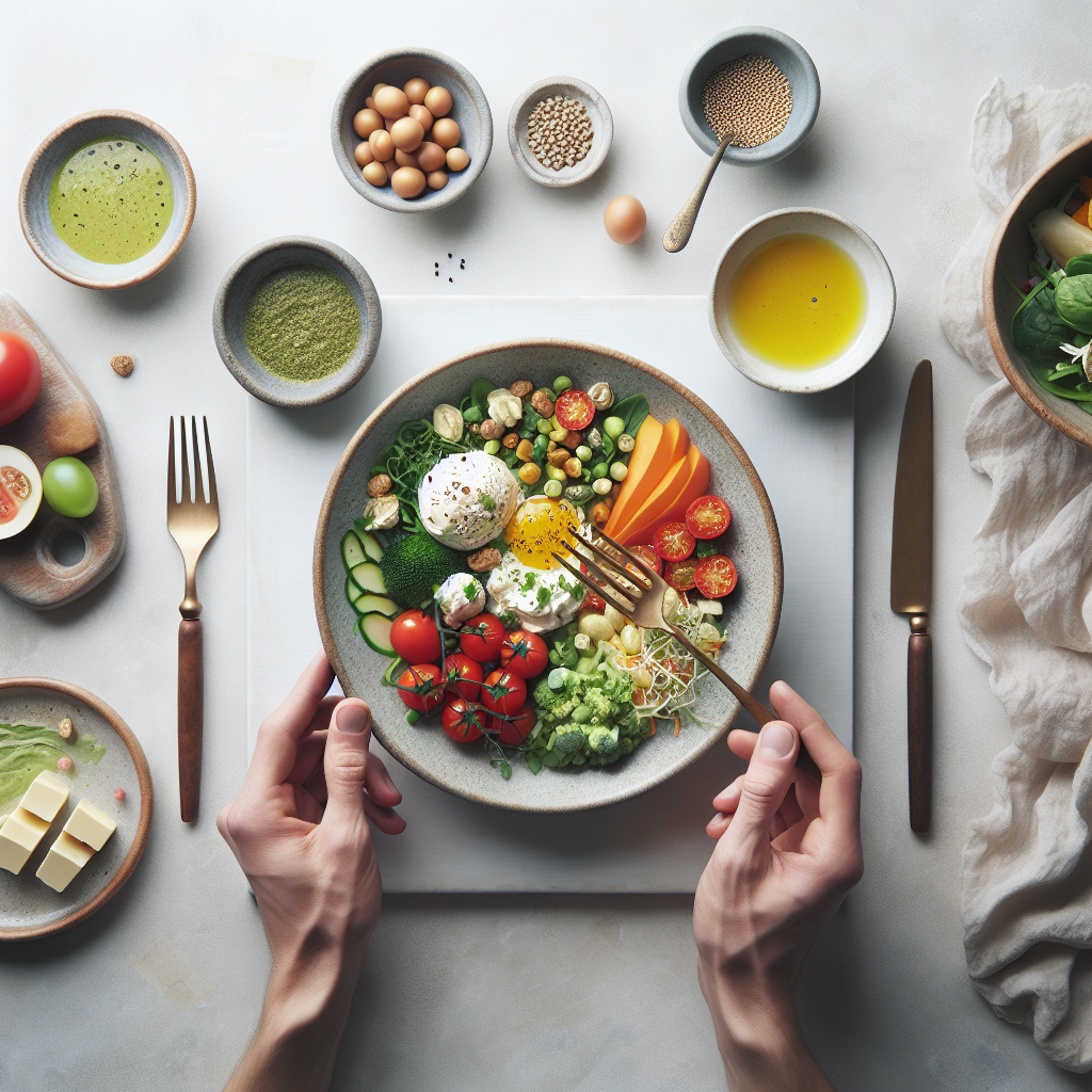 Photo de Salade de pois chiches avec mangue et coriandre