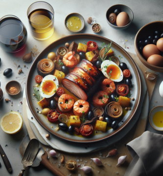 Foto de Pimientos rellenos de atún y quinoa