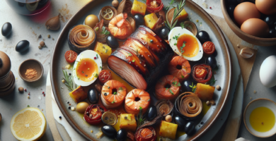 Foto de Pimientos rellenos de atún y quinoa