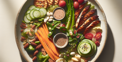 Photo de Tacos de laitue avec dinde et légumes