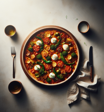 Photo de Crêpes aux épinards et tomates