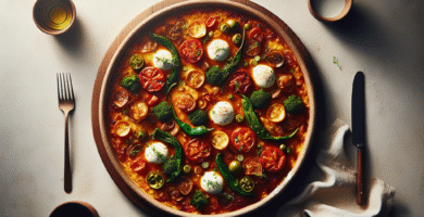 Photo de Crêpes aux épinards et tomates